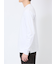 【DRESS T-SHIRT】綿ストレッチ モックネック長袖Tシャツ
