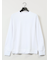 【DRESS T-SHIRT】綿ストレッチ モックネック長袖Tシャツ