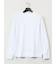 【DRESS T-SHIRT】綿ストレッチ モックネック長袖Tシャツ