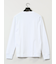 【DRESS T-SHIRT】綿ストレッチ モックネック長袖Tシャツ