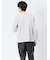 【DRESS T-SHIRT】綿ストレッチ モックネック長袖Tシャツ