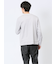 【DRESS T-SHIRT】綿ストレッチ モックネック長袖Tシャツ