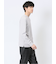 【DRESS T-SHIRT】綿ストレッチ モックネック長袖Tシャツ