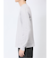 【DRESS T-SHIRT】綿ストレッチ モックネック長袖Tシャツ