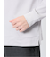 【DRESS T-SHIRT】綿ストレッチ モックネック長袖Tシャツ