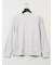 【DRESS T-SHIRT】綿ストレッチ モックネック長袖Tシャツ