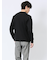 【DRESS T-SHIRT】綿ストレッチ モックネック長袖Tシャツ