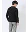 【DRESS T-SHIRT】綿ストレッチ モックネック長袖Tシャツ