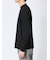 【DRESS T-SHIRT】綿ストレッチ モックネック長袖Tシャツ