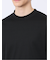 【DRESS T-SHIRT】綿ストレッチ モックネック長袖Tシャツ