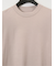 【DRESS T-SHIRT】綿ストレッチ モックネック長袖Tシャツ