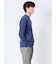 【DRESS T-SHIRT】綿ストレッチ モックネック長袖Tシャツ