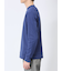 【DRESS T-SHIRT】綿ストレッチ モックネック長袖Tシャツ