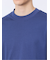 【DRESS T-SHIRT】綿ストレッチ モックネック長袖Tシャツ