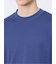 【DRESS T-SHIRT】綿ストレッチ モックネック長袖Tシャツ