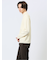 クロスストレッチ 天竺 モックネックニット