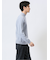 クロスストレッチ 天竺 モックネックニット