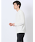 メランジワッフル クルーネック長袖Tシャツ