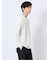 メランジワッフル クルーネック長袖Tシャツ