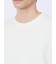 メランジワッフル クルーネック長袖Tシャツ