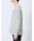 メランジワッフル クルーネック長袖Tシャツ