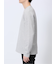 メランジワッフル クルーネック長袖Tシャツ