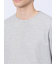 メランジワッフル クルーネック長袖Tシャツ