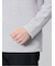 メランジワッフル クルーネック長袖Tシャツ
