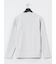 メランジワッフル クルーネック長袖Tシャツ