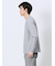 メランジワッフル クルーネック長袖Tシャツ