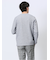 メランジワッフル クルーネック長袖Tシャツ