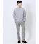 メランジワッフル クルーネック長袖Tシャツ