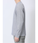 メランジワッフル クルーネック長袖Tシャツ