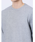 メランジワッフル クルーネック長袖Tシャツ