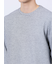メランジワッフル クルーネック長袖Tシャツ