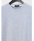メランジワッフル クルーネック長袖Tシャツ