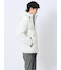ふくれジャガード 中綿 フーデッドブルゾン