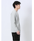 Vネックカーディガン&長袖Tシャツ アンサンブル