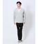 Vネックカーディガン&長袖Tシャツ アンサンブル