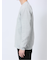 Vネックカーディガン&長袖Tシャツ アンサンブル
