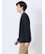 Vネックカーディガン&長袖Tシャツ アンサンブル