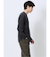 ふくれチェックジャガード クルーネック長袖Tシャツ