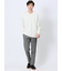 メランジポンチ Vネック長袖Tシャツ