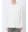 メランジポンチ Vネック長袖Tシャツ