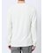 メランジポンチ Vネック長袖Tシャツ