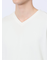 メランジポンチ Vネック長袖Tシャツ