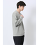 メランジポンチ Vネック長袖Tシャツ