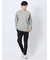 メランジポンチ Vネック長袖Tシャツ