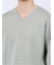 メランジポンチ Vネック長袖Tシャツ