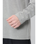 メランジポンチ Vネック長袖Tシャツ